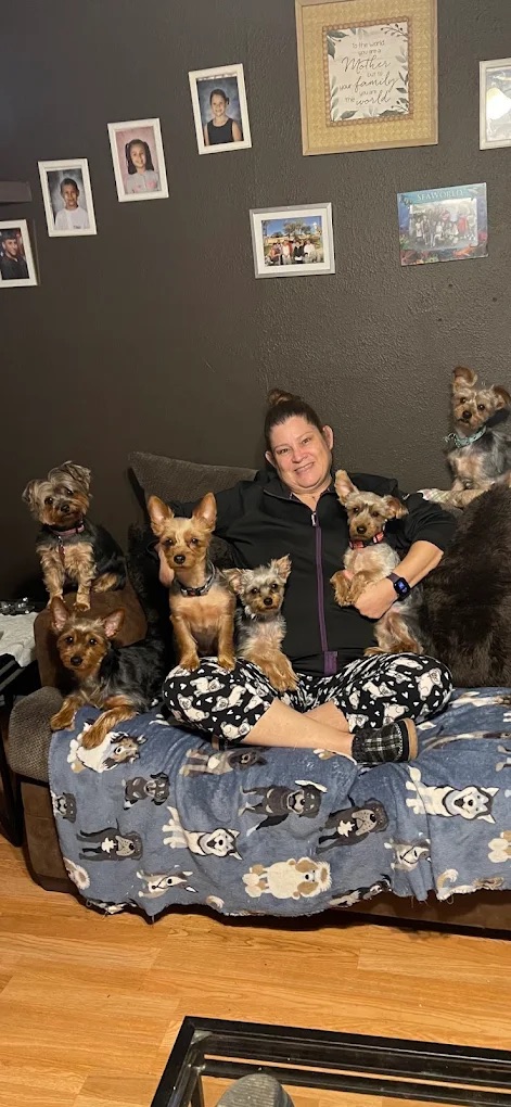 Happy dog client
