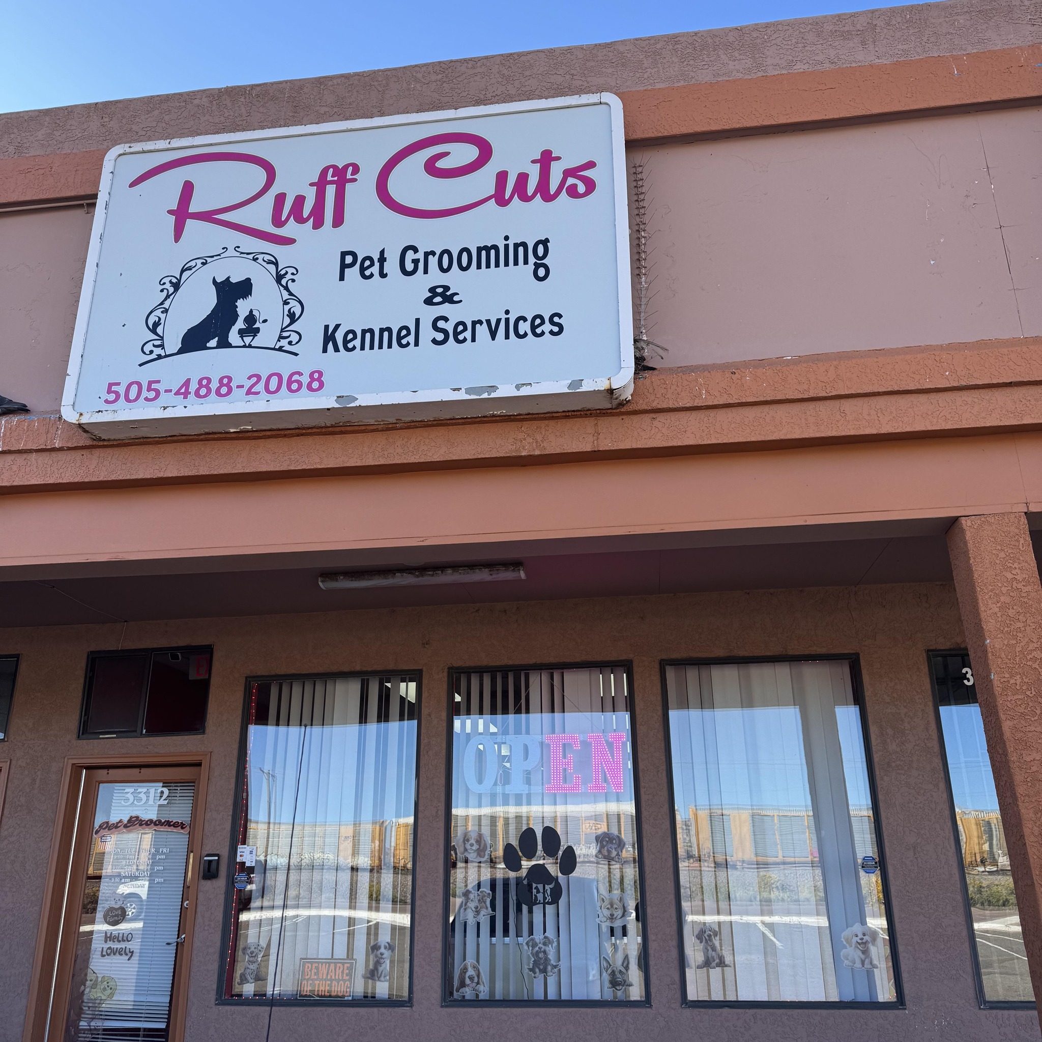 Ruff Cuts storefront